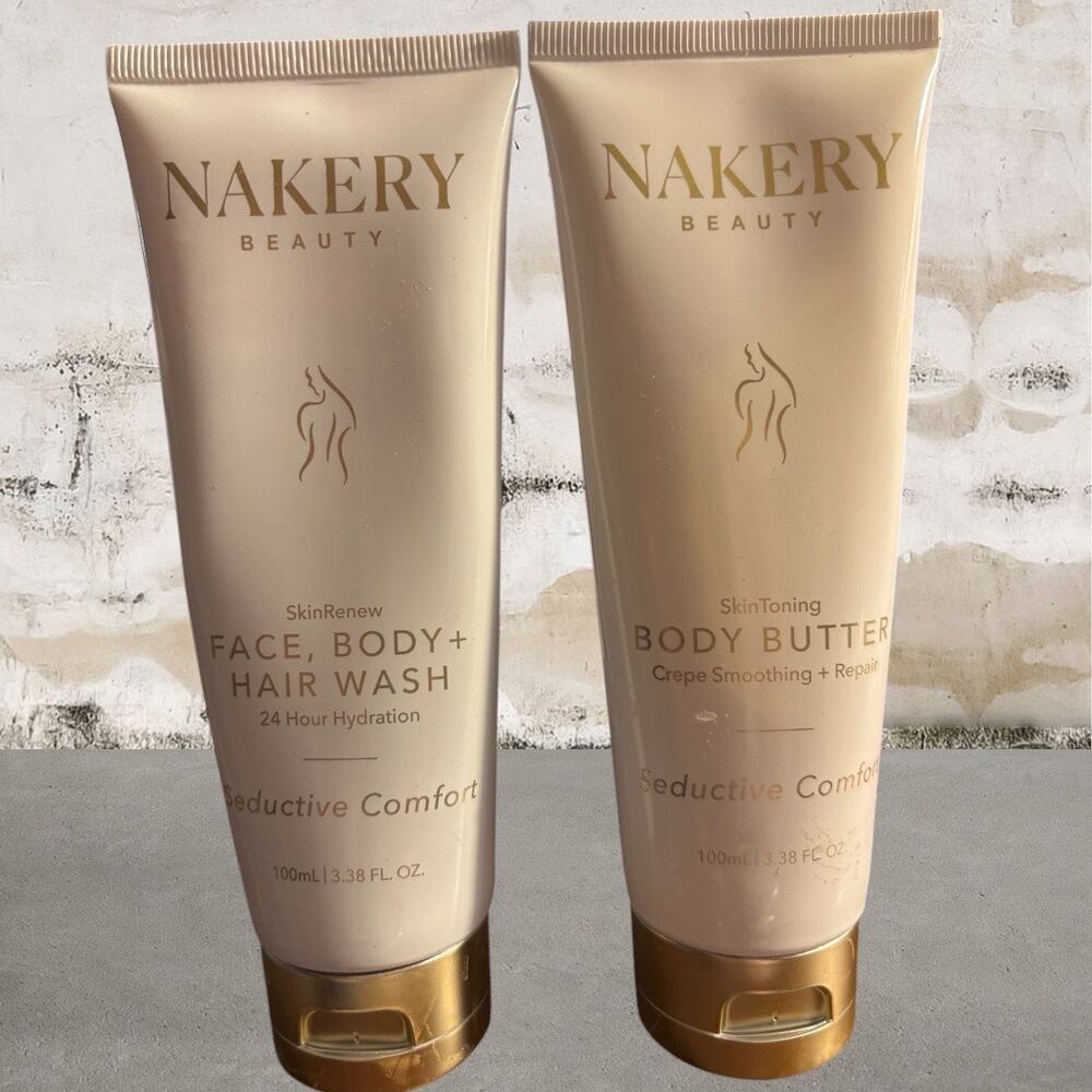 Nakery Bundle - SkinRenew Face, Body, Hair Wash & Body Butter NEW
